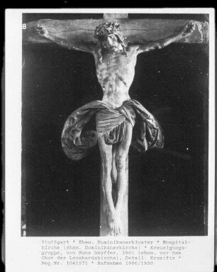 Kreuzigungsgruppe — Christus am Kreuz