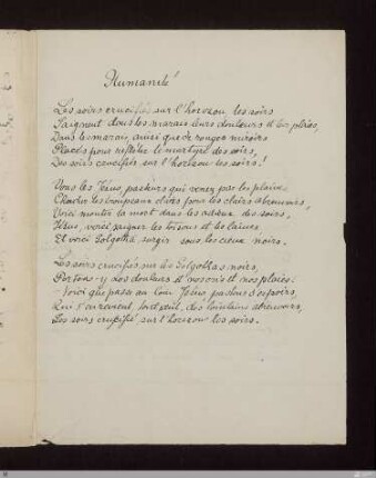 Humanité / Émile Verhaeren