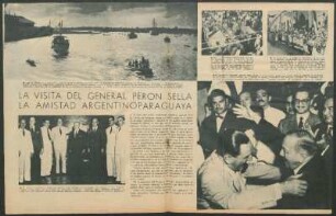 La visita del General Perón sella la amistad argentinoparaguaya