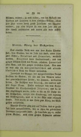 3. Alarich, Koenig der Westgothen
