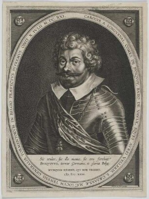 Brustbildnis Karl Bonaventura von Longueval Graf von Bucquoy