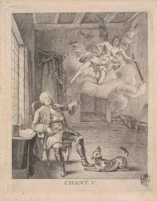 Illustration zum Gedicht "Le Palladium" von Friedrich II. von Preußen (5. Gesang)