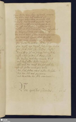 38. Von grosser Schande