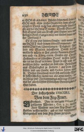 Der sechzehende Discurs.