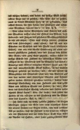 Über die katholischen Missionen : eine Predigt, gehalten in der Stadtpfarrkirche St. Jodok in Landshut am 3. Dezember 1843