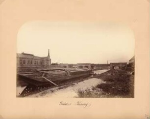 Görlitzer Bahnhof, Berlin: Ansicht der Brücke über den Landwehrkanal
