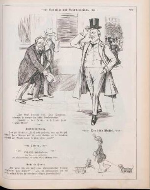 "Cavalier und Geldverleiher" "Der dicke Waldl"
