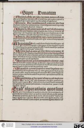 Postquam autor determinavit de qualitate nominis hic consequenter determinat de comparatione cuius ordinis ratio est quia qualitas convenit omni nomini