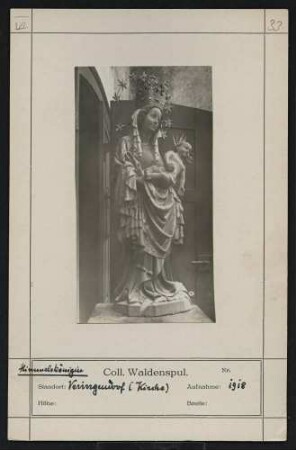 Himmelskönigin Standort: Veringendorf (Kirche) Höhe: 1,32m