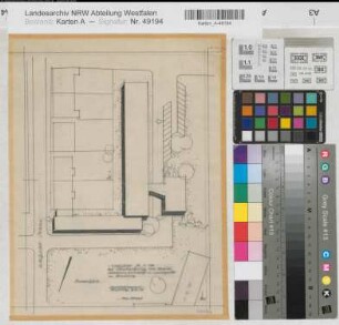 Arnsberg, Landgericht, Neubau, Lageplan