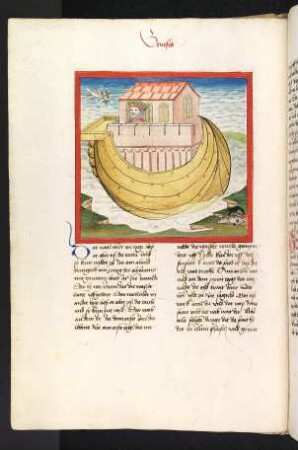 Die Taube bringt den Ölzweig zur Arche