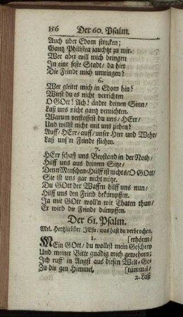 Der 61. Psalm. - Der 73. Psalm.