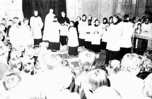 Freiburg: Münster, Erzbischof Dr. Schäufele auf Kathedra