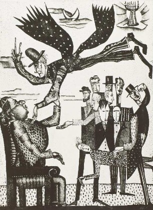 Illustration zu Franz Kafka "Elf Söhne"