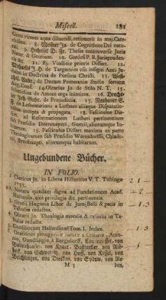 Ungebundene Bücher.