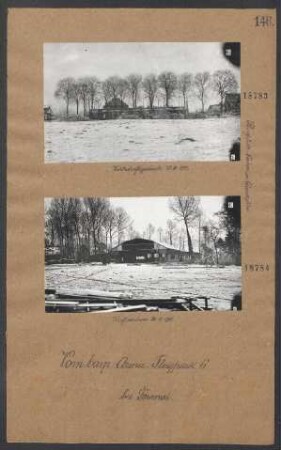 Flugplatz-Neuanlage für Armee-Flugp. 6 bei Grandglise: Wirtschaftsgebäude