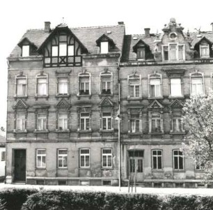 Colditz, Nicolaistraße 6/4. Wohnhäuser (um 1900). Straßenansicht