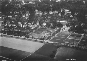 Villen an der Pillnitzer Landstraße in Dresden-Loschwitz : Blickrichtung Nordosten