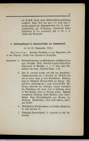 5. Stellungskampf im Parroy-Walde vor Emberménil