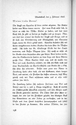 145 Wandsbeck, den 5. Februar 1806.