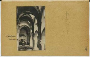 St. Adelphi, Neuweiler: Innenansicht (aus: Skizzen- und Fotoalbum 7)