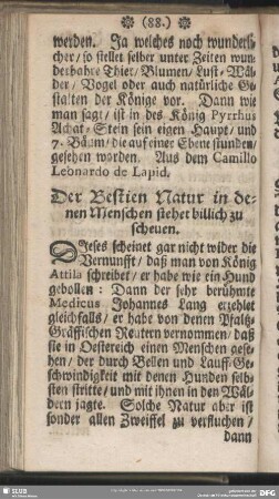 Der Bestien Natur in denen Menschen stehet billich zu scheuen