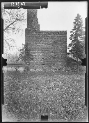 Mittenwalde. Berliner Tor (E. 15. Jh.). Seitenansicht