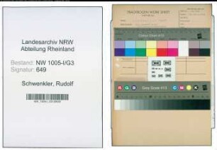 Entnazifizierung Rudolf Schwenkler , geb. 13.01.1896 (Polizeibeamter)
