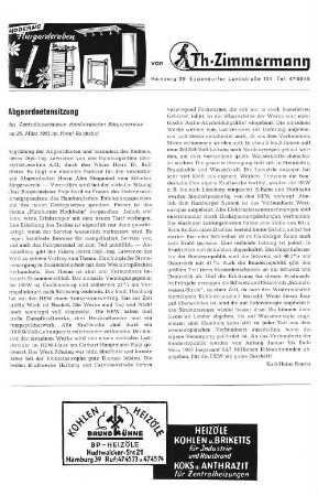 Abgeordnetensitzung