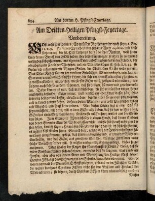 654-658, Vorbereitung, Evangelium, Eingang