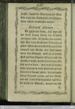 Schweif abhauen