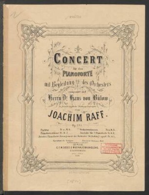 Concert für das Pianoforte mit Begleitung des Orchesters op. 185