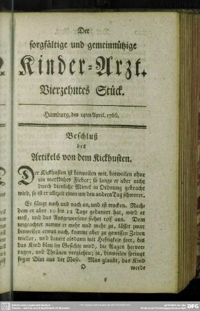 Vierzehntes Stück