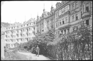 Karlsbad. Marienbader Straße (am Kaiserbad)