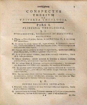 Theses ex universa theologia selectae