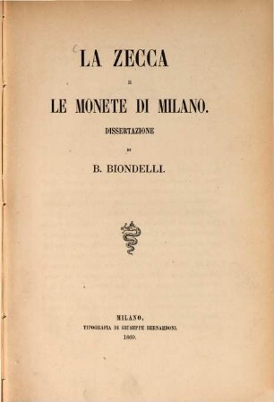 La zecca e le monete di Milano