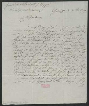 Brief an Julius Klinkhardt : 30.01.1839