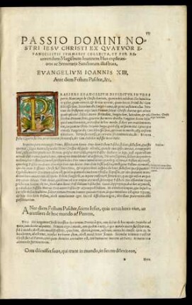 Passio Domini Nostri Iesu Christi Ex Quatuor Evangelistis Summarie Collecta ...