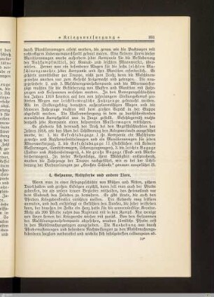 4. Gespanne, Reitpferde und andere Tiere