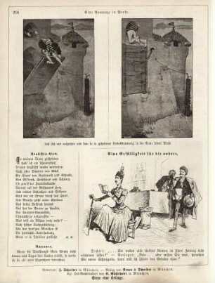 "Eine Romanze in Prosa" "Eine Gefälligkeit für die andere"