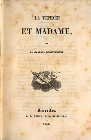 La Vendée et Madame