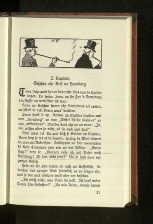 2. Kapitel: Geschen ehr Reis na Hamborg.