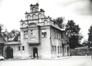 Ehemaliges Brauhaus in Lübben : Bauwesen - öffentliche und andere Gebäude. Ort: Lubin / Lübben. In der Brauhausgasse – ehemaliges Brauhaus