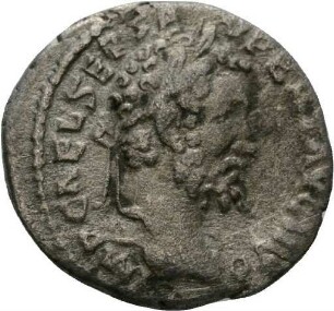 Denar des Septimius Severus mit Darstellung der Fortuna