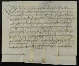 Der Ulmer Bürger Abraham Schneider genannt Brendlin verkauft dem Ulmer Bürger Valentin Schäler Haus und Hofstatt in Ulm auf dem Platz [Münsterplatz] zwischen einem anderen Haus des Käufers und dem Stadel des Georg Buck. Davon stehen dem Zisterzienserinnenkloster Gutenzell [Gde. Gutenzell-Hürbel/Lkr. Biberach] jährlich 13,5 Pfennige als Zins zu. Dafür hat er von dem Käufer 325 Gulden Ulmer Stadtwährung erhalten.