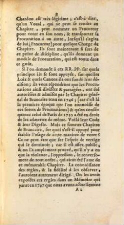 Observations sur les actes capitulaires du Chapitre général des Peres de la doctrine Chretienne, assemblé à Paris dans leur maison de S. Charles le 25. Mai 1750