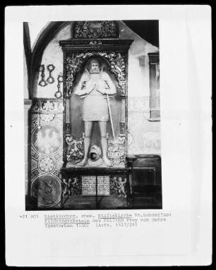 Bildnisgrabstein von Philipp Frey von Dehrn