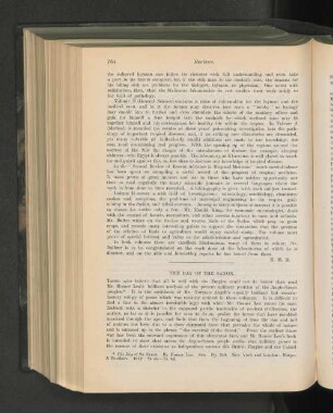 The Day of the Saxon.