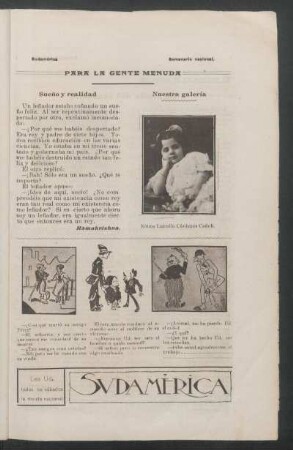 Niñita Luzmila Cárdenas Cañoli. [Fotografía]