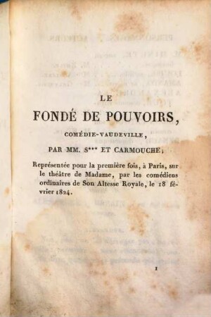 Le fondé de pouvoirs